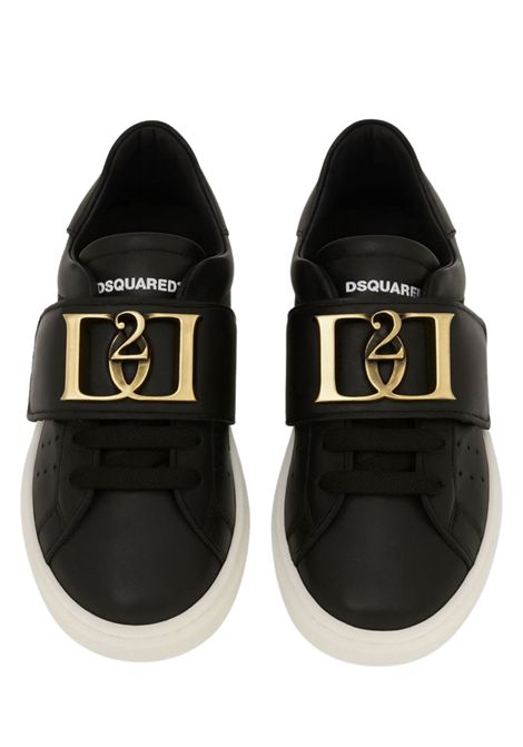 Scarpe bambina nere in pelle DSQUARED2 | 79330/PIANERO