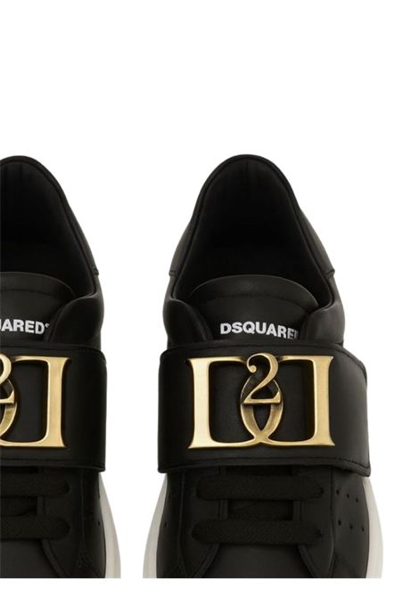 Scarpe bambina nere in pelle DSQUARED2 | 79330/PIANERO