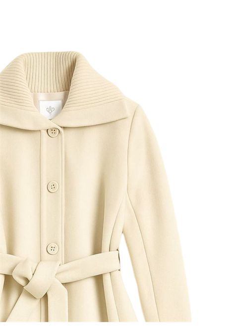 Cappotto bambina panna in lana Eleventy Milano | ET2A10/SUPANNA