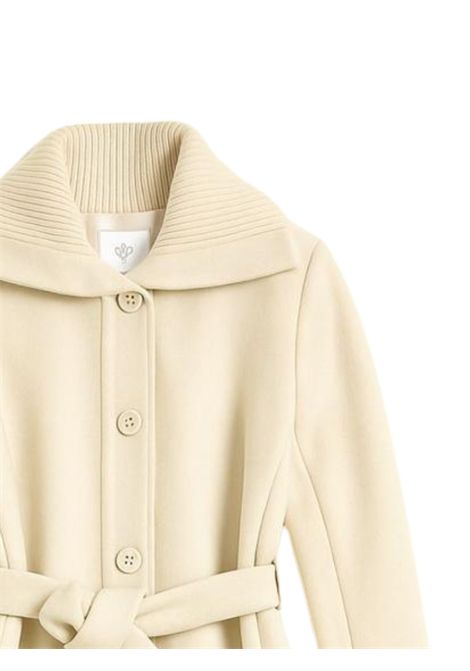 Cappotto bambina panna in lana Eleventy Milano | ET2A10/SUPANNA