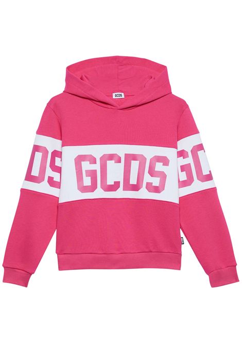 Felpa unisex fucsia in cotone GCDS | B2JU1926BA2FUCSIA