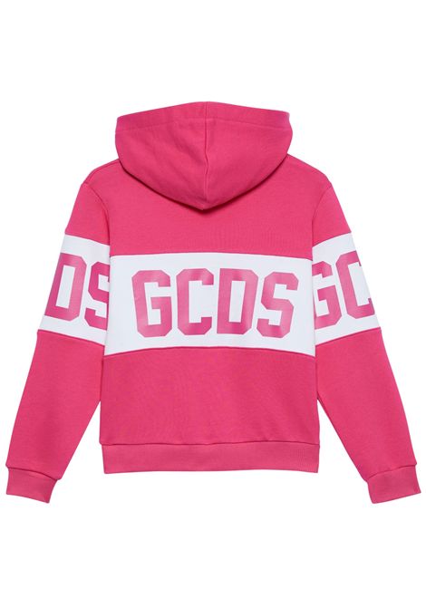 Felpa unisex fucsia in cotone GCDS | B2JU1926BA2FUCSIA