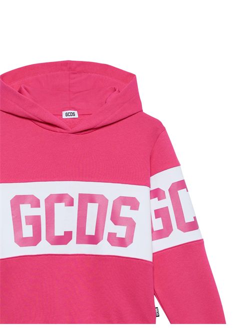 Felpa unisex fucsia in cotone GCDS | B2JU1926BA2FUCSIA