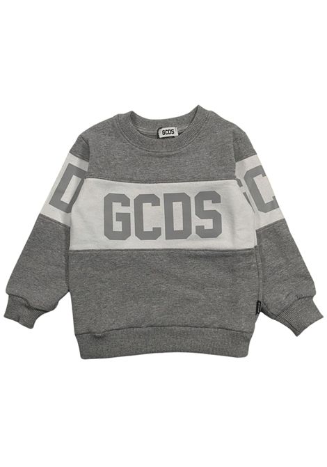 Unisex grey cotton sweatshirt GCDS | B2KU1527BA2GRIGIO