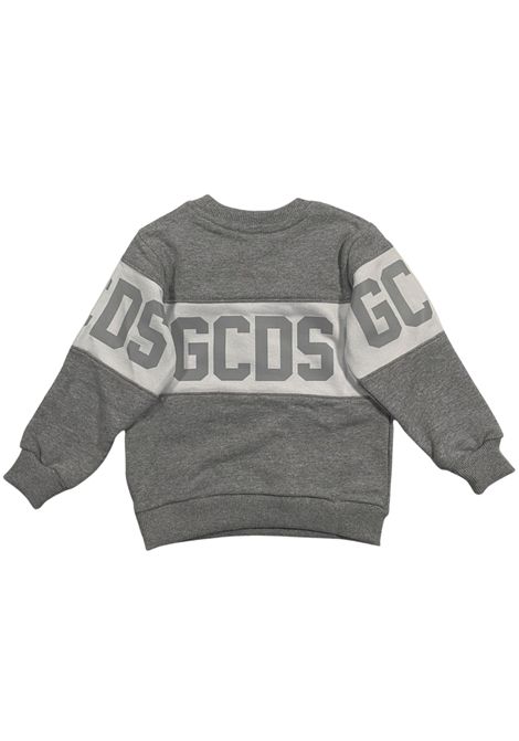 Unisex grey cotton sweatshirt GCDS | B2KU1527BA2GRIGIO