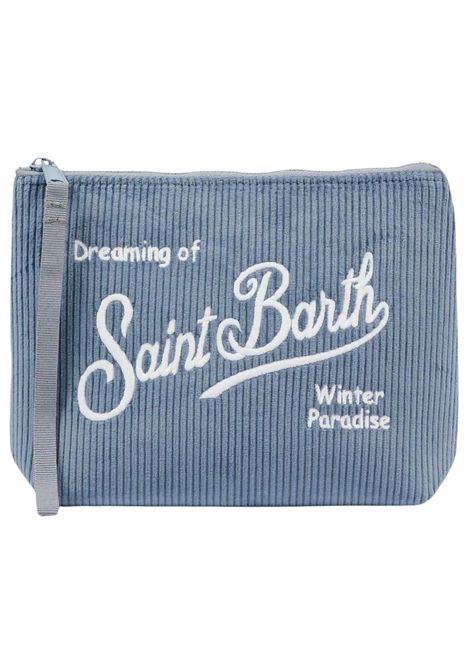 Air force blue cotton clutch bag for girls MC2 SAINT BARTH | ALI0024/MOAVIO