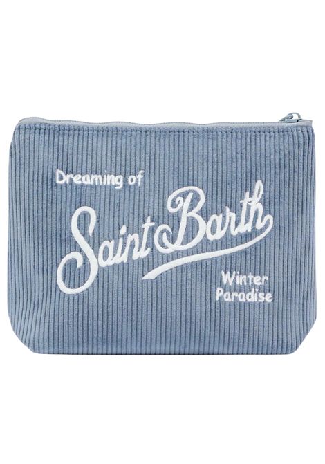 Air force blue cotton clutch bag for girls MC2 SAINT BARTH | ALI0024/MOAVIO
