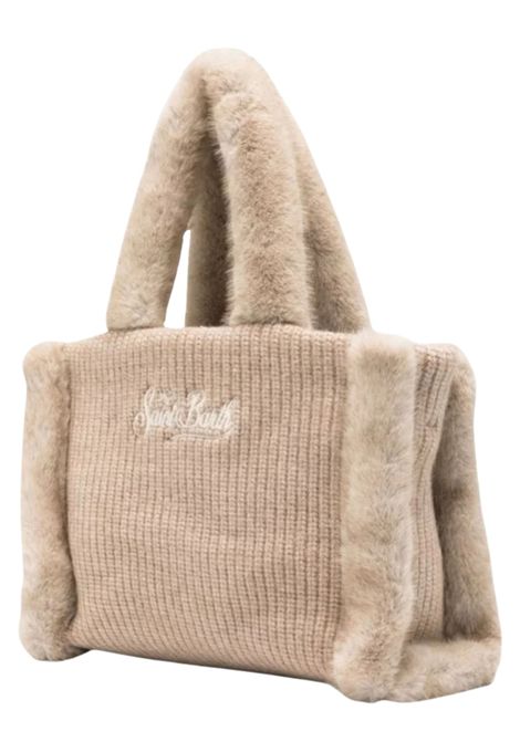 Beige shearling bag for girls MC2 SAINT BARTH | COL0034/MOBEIGE
