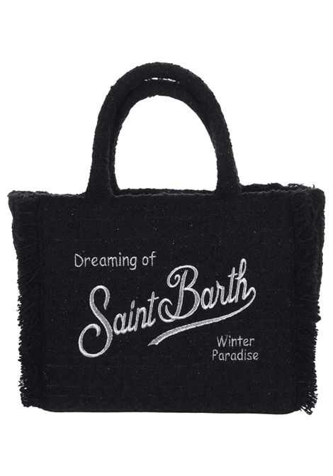 Black tweed bag for girls MC2 SAINT BARTH | COL0036/MONERO