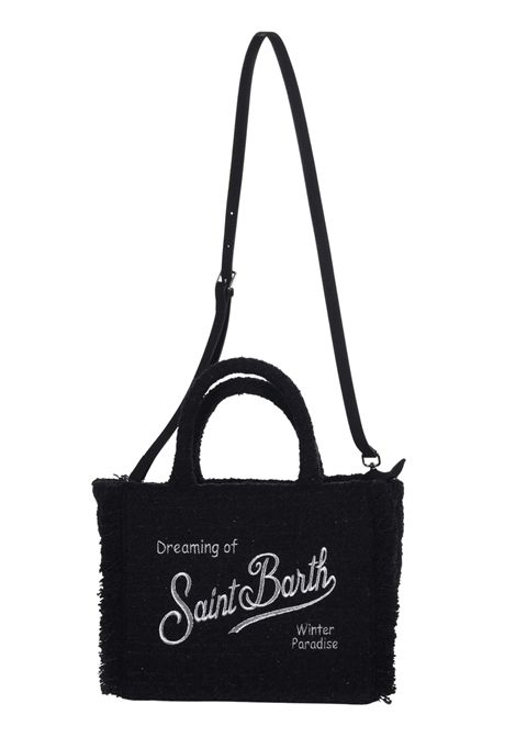 Black tweed bag for girls MC2 SAINT BARTH | COL0036/MONERO