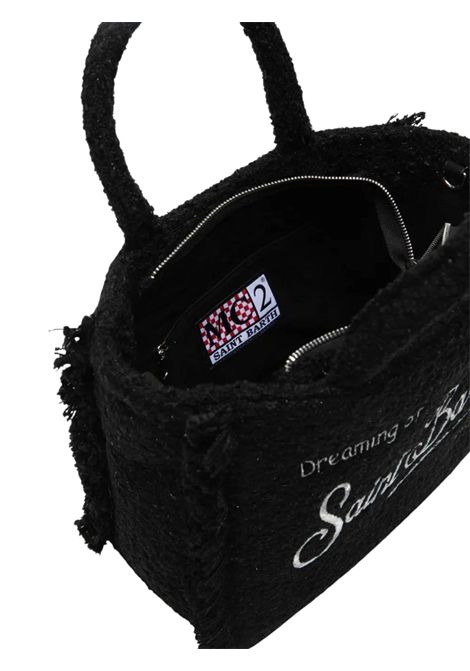 Black tweed bag for girls MC2 SAINT BARTH | COL0036/MONERO