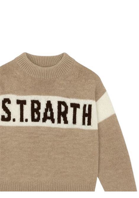 Maglione unisex beige in lana MC2 SAINT BARTH | DANY009/MOBEIGE