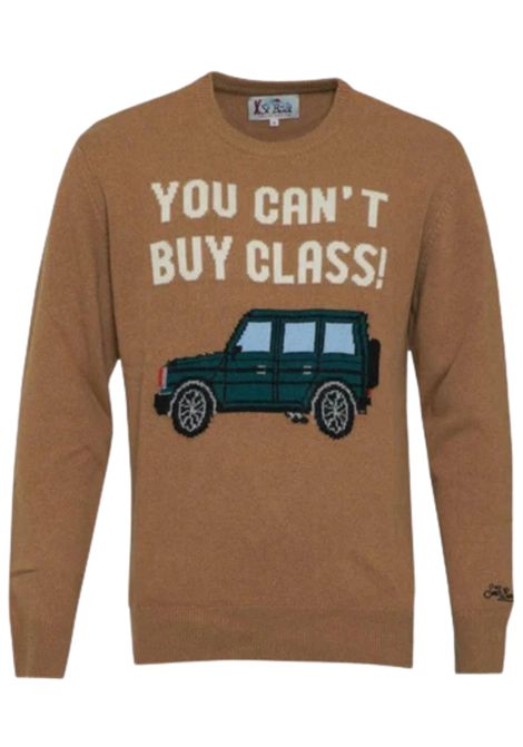 Maglione bambino beige in lana MC2 SAINT BARTH | DOU001/MOBEIGE