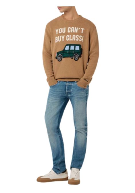 Maglione bambino beige in lana MC2 SAINT BARTH | DOU001/MOBEIGE