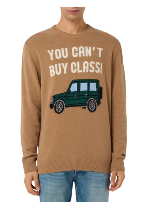 Maglione bambino beige in lana MC2 SAINT BARTH | DOU001/MOBEIGE