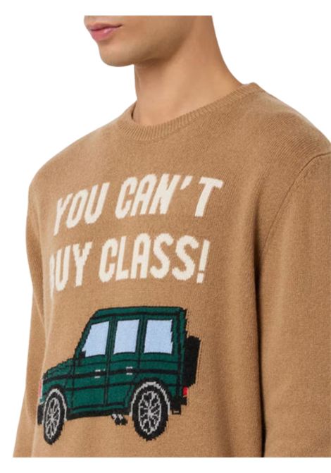 Maglione bambino beige in lana MC2 SAINT BARTH | DOU001/MOBEIGE