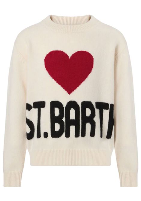 Maglione bambina panna in lana MC2 SAINT BARTH | KYLA/MOPANNA