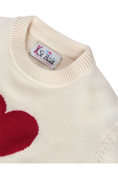 Maglione bambina panna in lana MC2 SAINT BARTH | KYLA/MOPANNA