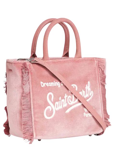 Pink velvet bag for girls MC2 SAINT BARTH | VAMI027/MOROSA