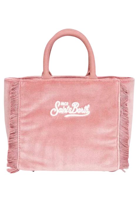 Pink velvet bag for girls MC2 SAINT BARTH | VAMI027/MOROSA