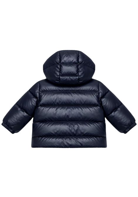 Giubbino neonato blu imbottito Moncler | MAYABLU