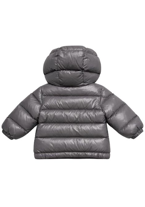 Giubbino neonato grigio imbottito Moncler | NEW AUBERTGRIGIO