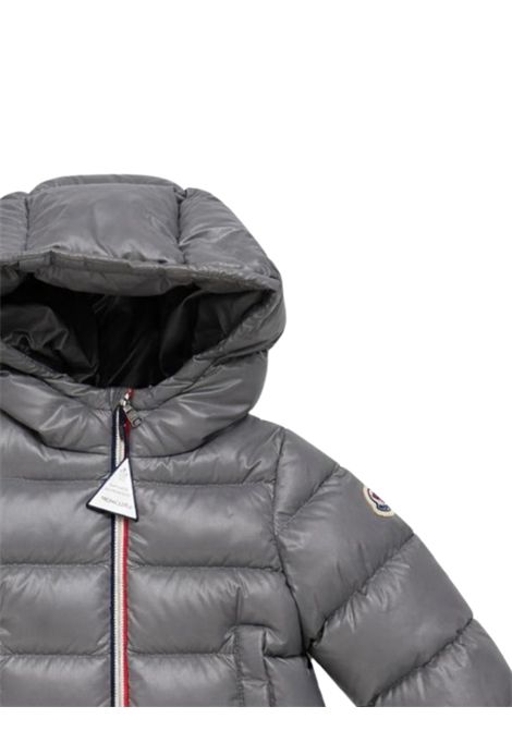 Giubbino neonato grigio imbottito Moncler | NEW AUBERTGRIGIO