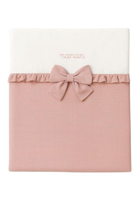 Coperta neonata rosa in cotone NANAN | 24584BROSA