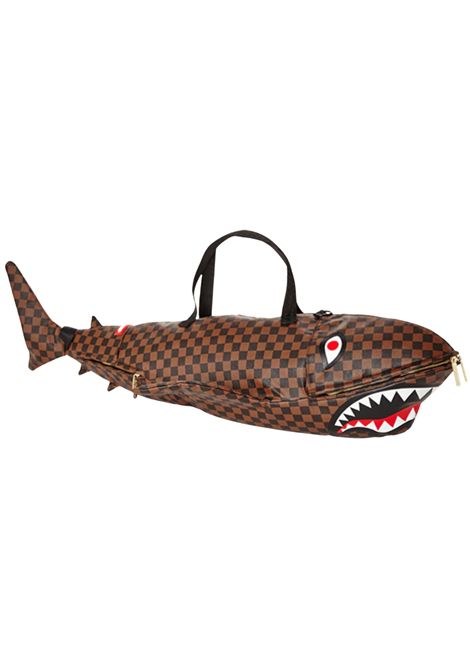 Borsone unisex SHARK IN PARIS DUFFLE Sprayground | 910D2843NSZMARRONE