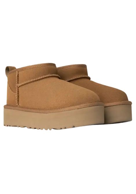 Scarpe bambina cammello in camoscio Ugg | K/1157791K/GIOCHESTNUT