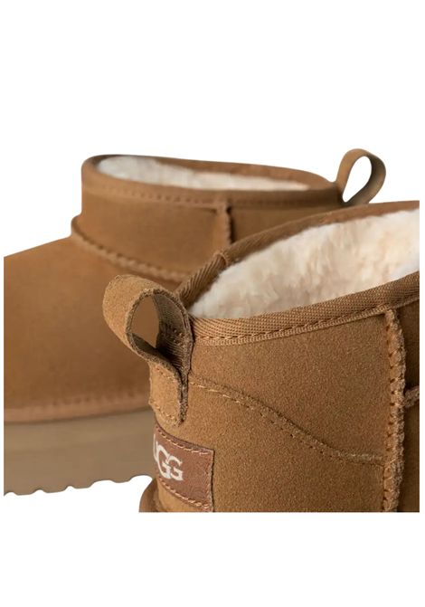 Scarpe bambina cammello in camoscio Ugg | K/1157791K/GIOCHESTNUT