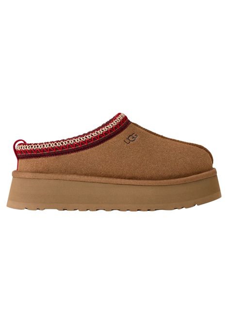 Sabot bambina Tazz in camoscio cammello Ugg | W/1174471CHESTNUT