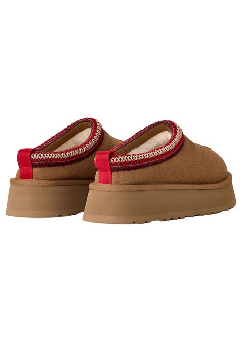 Sabot bambina Tazz in camoscio cammello Ugg | W/1174471CHESTNUT