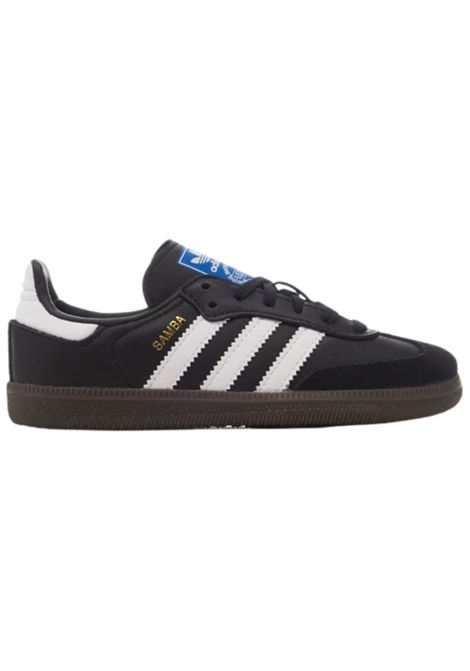 Unisex black leather shoes Adidas | IE3678NERO