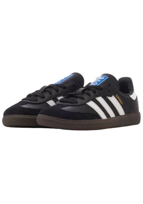 Unisex black leather shoes Adidas | IE3678NERO