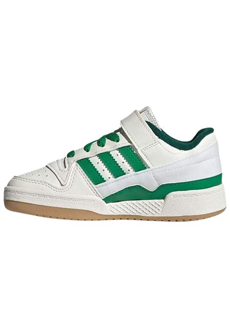 Scarpe unisex bianco/verde in pelle Adidas | IG0720BIANCO/VERDE