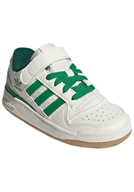Scarpe unisex bianco/verde in pelle Adidas | IG0720BIANCO/VERDE