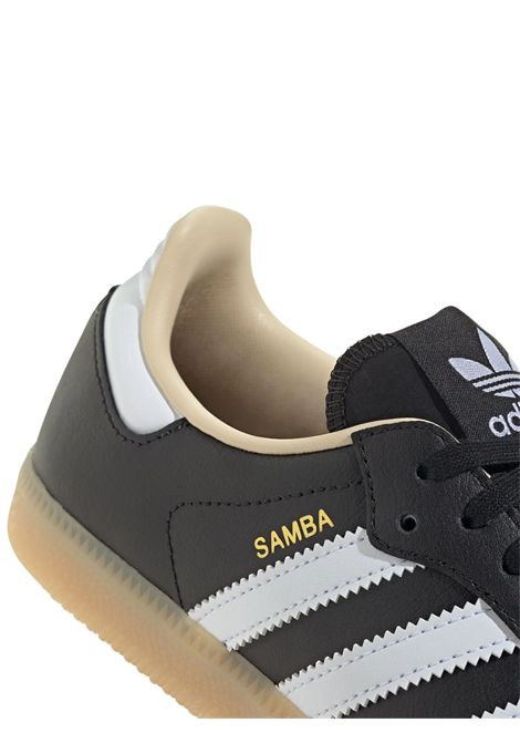 Unisex black leather shoes Adidas | JQ8555NERO