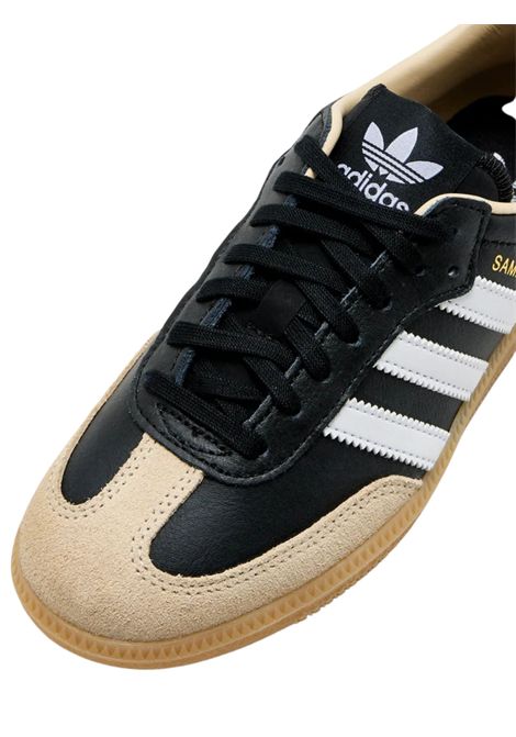 Unisex black leather shoes Adidas | JQ8555NERO