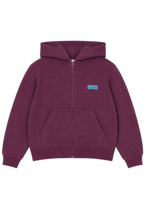 Unisex wine-colored cotton sweatshirt AMERICAN VINTAGE | KDOV03B/DEVINACCIO