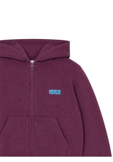 Unisex wine-colored cotton sweatshirt AMERICAN VINTAGE | KDOV03B/DEVINACCIO