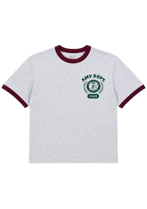 T-shirt bambino grigia in cotone AMERICAN VINTAGE | KGAMI02EI/DEGRIGIO