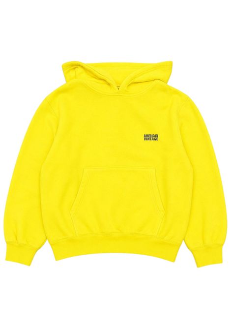 Yellow unisex cotton sweatshirt AMERICAN VINTAGE | KIZU033AA/DEGIALLO