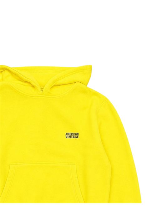 Yellow unisex cotton sweatshirt AMERICAN VINTAGE | KIZU033AA/DEGIALLO