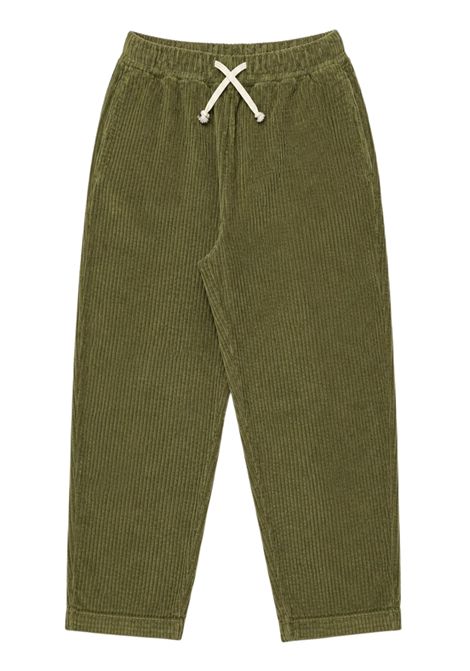 Pantalone bambino verde in velluto AMERICAN VINTAGE | KPADO10A/DEVERDE