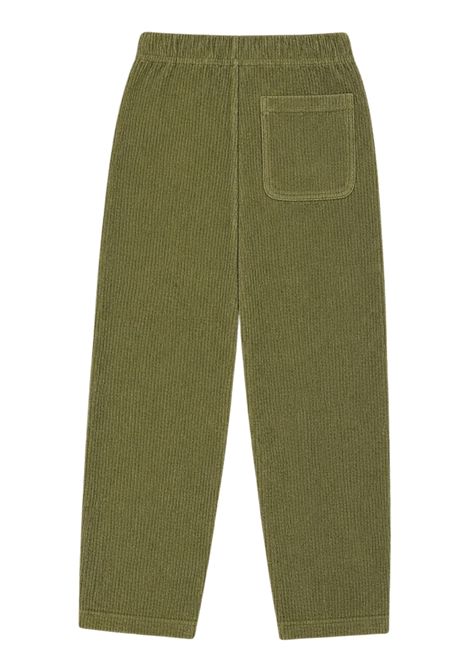 Pantalone bambino verde in velluto AMERICAN VINTAGE | KPADO10A/DEVERDE