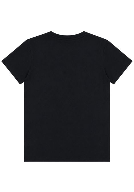 Black cotton T-shirt for girls BALMAIN | BX8B71Z3186/DEBNERO