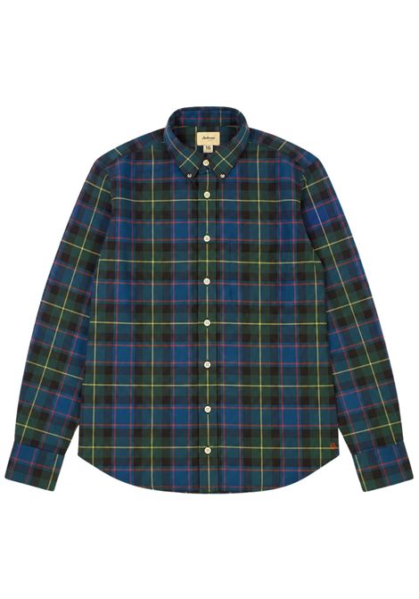 Camicia bambino blu/vede in cotone BELLEROSE | 454668/DEBBLU/VERDE