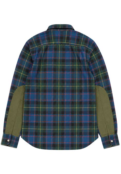 Camicia bambino blu/vede in cotone BELLEROSE | 454668/DEBBLU/VERDE