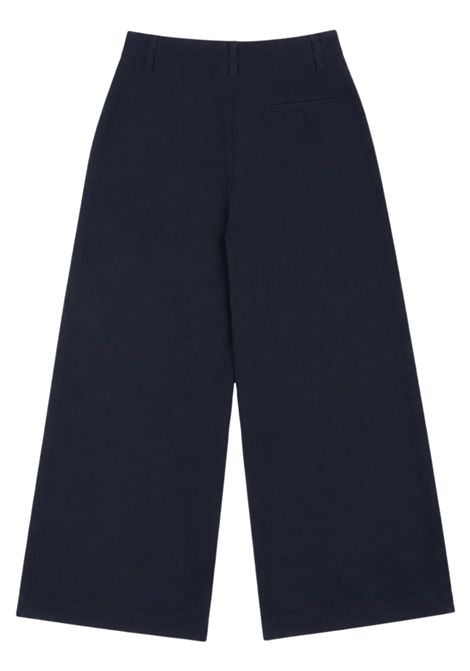 Pantalone bambina blu in cotone BELLEROSE | BK222116/DEBBLU